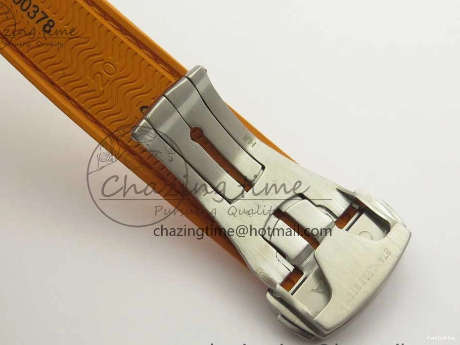 0317 Planet Ocean Professional Orange Bezel 42mm 1:1 VSF Best Edition on Orange Rubber Strap A8500 Super Clone Original 7947